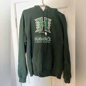 U of Hawaii hoodie size large. Like new.